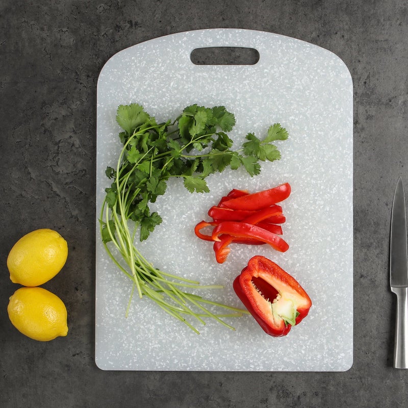 Dexas Decorator House SuperBoard Cutting Board with Rounded Corners, 12 by 16 inches, Granite - Image 3